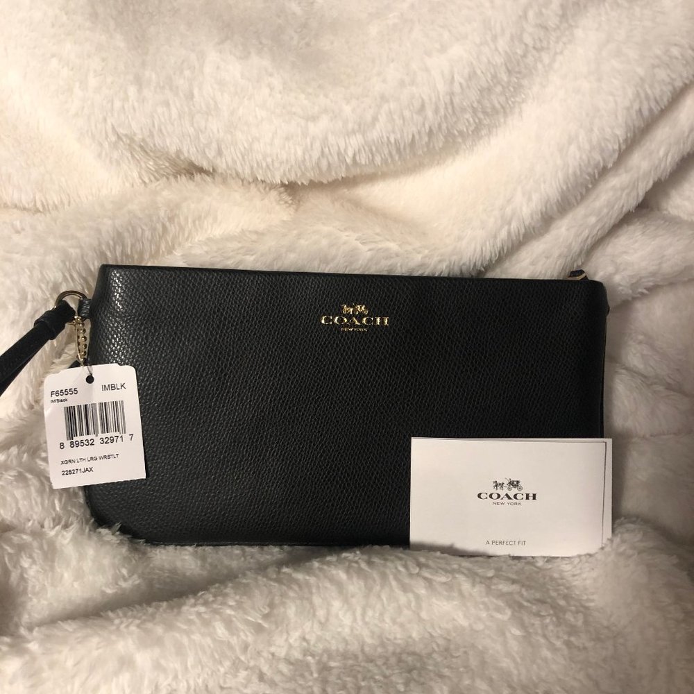 Coach Lg Black Wrislet